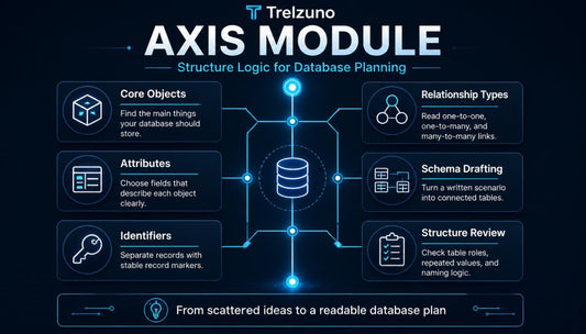 Trelizuno Axis Module diagram on a dark background